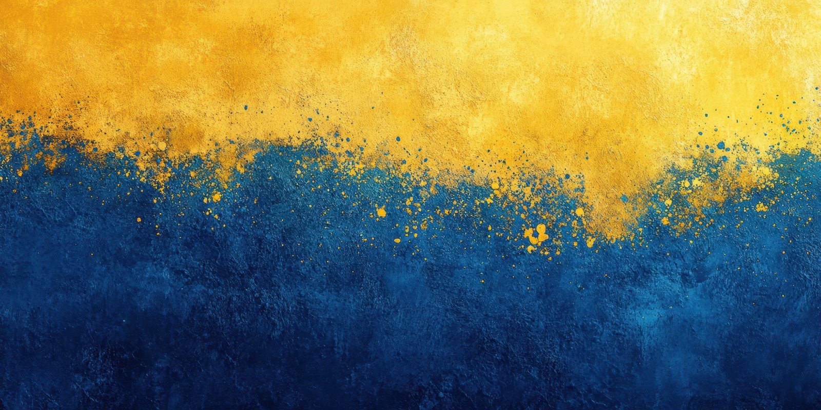 Colorful abstract texture with blue and yellow hues blending together in a vibrant and artistic display
